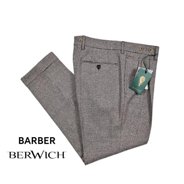 BERWICH ベルウィッチ / BARBER スラックス ツータック パンツ