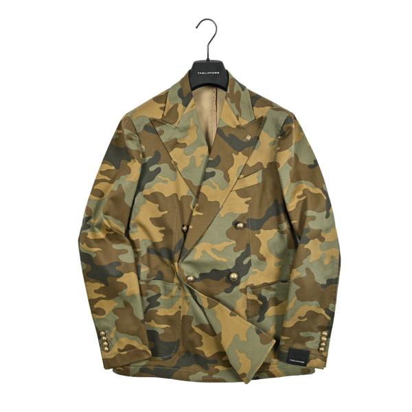 大きい割引 TAGLIATORE テーラードジャケット 4Bダブル ストレッチ コットン ジャケット・アウター