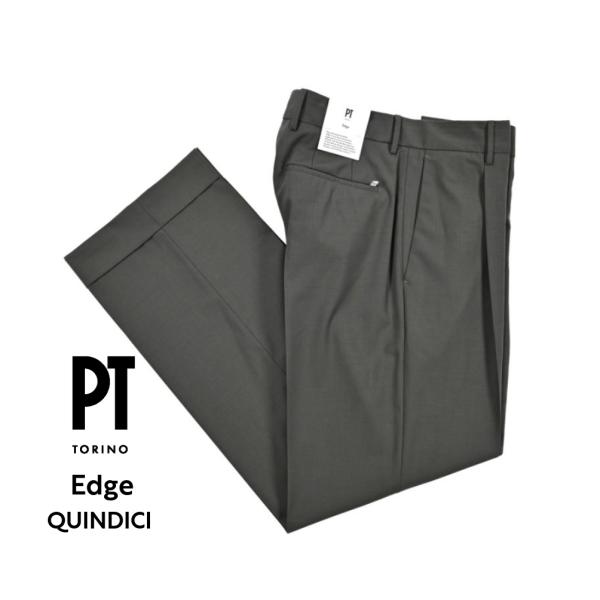 美品 PT TORINO スラックス グレー スリムストレッチ 48 PT TORINO ピーティートリノ スラックス COKSZEZ00CL1 PO36 メンズ