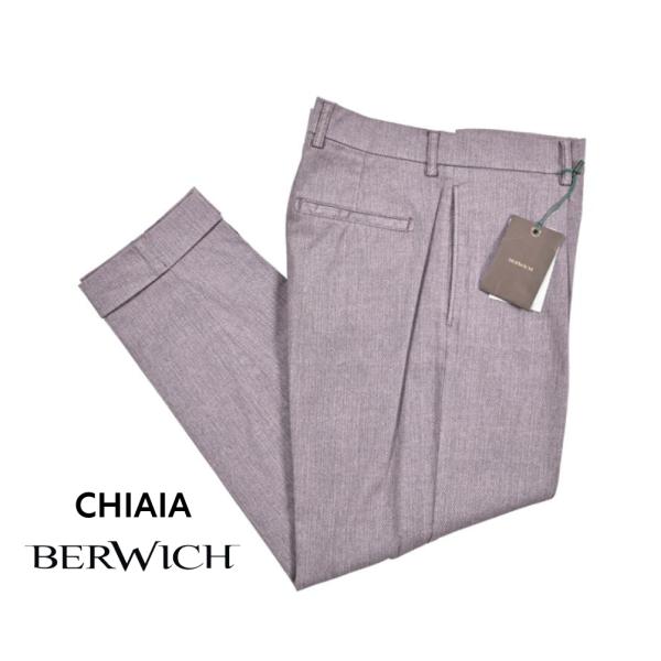 【新品・44サイズ・イタリア製】ベルウィッチCHIAIA ストレッチスラックス BERWICH（ベルウィッチ） ベルウィッチ / CHIAIA ストレッチコットン