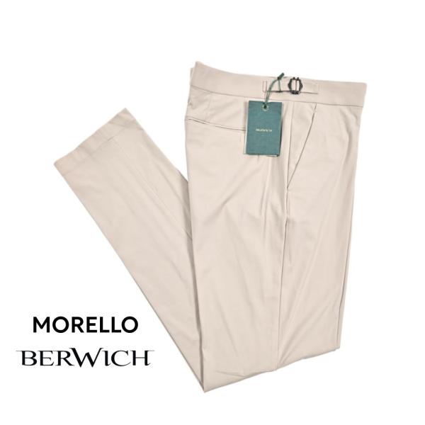 BERWICH ベルウィッチ / MORELLO M1 スラックス ノータック パンツ 高機能ナイロン ストレッチ ライトグレー / セール