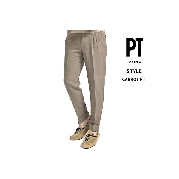 PT TORINO ピーティートリノ / CARROT FIT スラックス ツータック