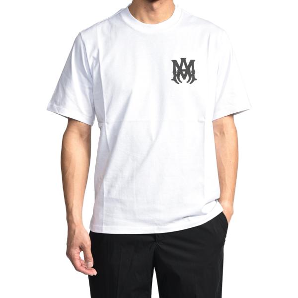 AMIRI アミリ / MA CORE LOGO TEE ロゴ Tシャツ カットソー 半袖 クルーネック コットン100% ホワイト MADE IN ITALY / 26-27AW