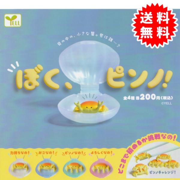 YELL ぼく、ピンノ！ 全4種コンプリート カプセル入り ガチャガチャ