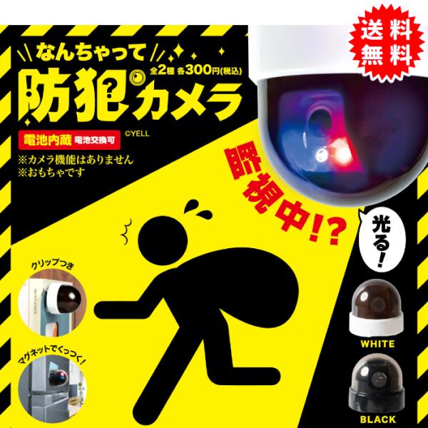 なんちゃって防犯カメラ 全2種コンプリート 電池内蔵(電池交換可) カプセル入り ガチャガチャ がちゃがちゃ カプセルトイ エール ガチャ ガチャ コンプリート