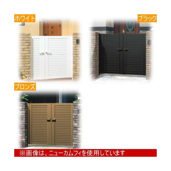 形材門扉 アルミ Diy 工具 塀 鍵 三協アルミ アルミ門扉 三協立山 末広1型 両開き 鍵 門柱タイプ W600 H10 扉1枚寸法 06 12 Sk05ha 7 Diy 建材市場 Style Japan Group