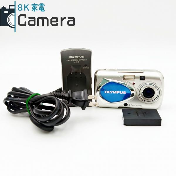 【ジャンク品】 Olympus μ15 ジャンク品】OLYMPUS オリンパス μ-15 DIGITAL 充電器付 デジカメ