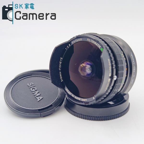 中古】 SIGMA-FISHEYE 16mm F2.8 FILTERMATIC MULTI-COATED A 