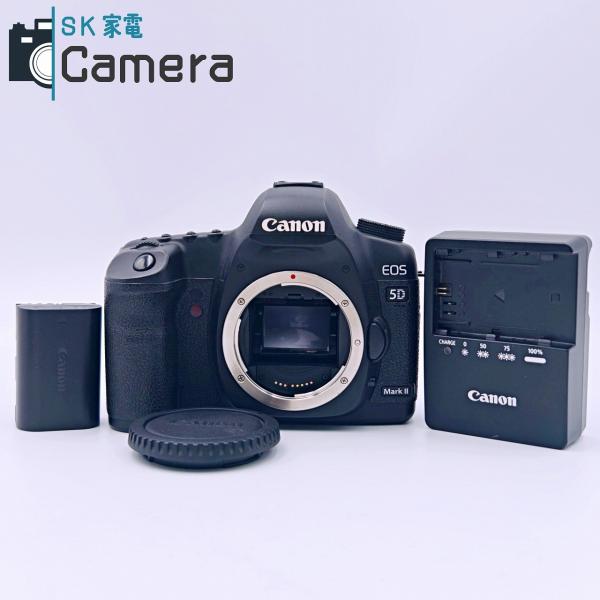 中古】 Canon EOS 5D Mark II キャノン イオス 電池 充電器 付 : SK