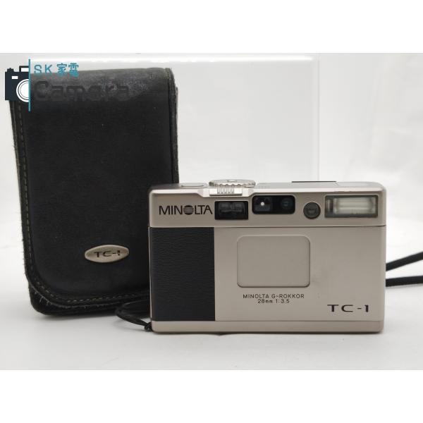 MINOLTA TC-1 G-ROKKOR 28mm F3.5 ケース付 ミノルタ MINOLTA TC-1 G-ROKKOR 28mm F3.5 ケース付 ミノルタ