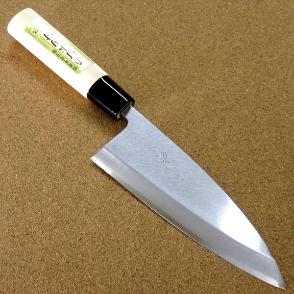 関の刃物 出刃包丁 120mm 富士觀 朴の木 魚 肉解体 片刃 右利き用 sk2excellent_hy-53015
