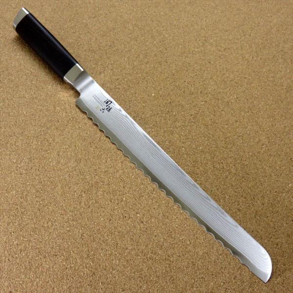 関の刃物 パン切りナイフ 240mm 貝印 関孫六 ダマスカス 複合材 包丁 sk2excellent_kai-ae5207