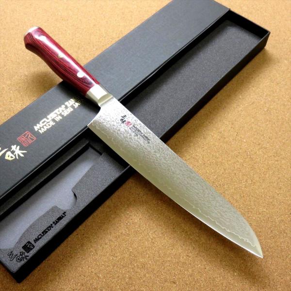 関の刃物 牛刀 240mm 三昧 荒波 コアレス鋼 野菜 肉切 両刃万能洋包丁 楽天市場】関の刃物 牛刀 24cm (240mm) 和忠作 VG-1 V金1号
