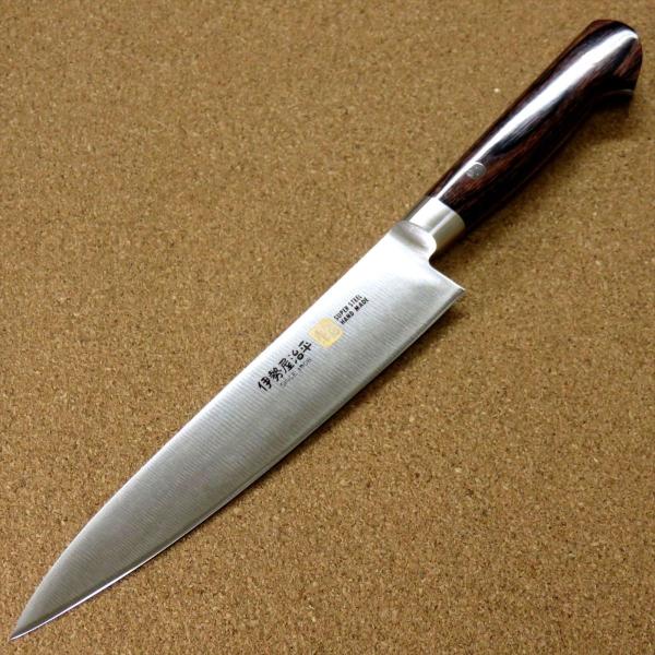 関の刃物 牛刀 180mm 伊勢屋治平 マイカルタ 口金 両刃 洋包丁 開運包丁 関の刃物 牛刀 180mm 伊勢屋治平 マイカルタ 口金 両刃 洋包丁