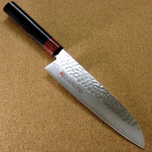 包丁 三徳包丁 VG10 ダマスカス 165mm アイアンウッド柄 切れ味とコスパ最強！おすすめVG10ダマスカス 三徳包丁 禅鳳作