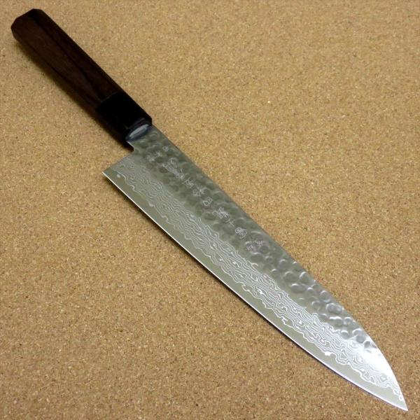 関の刃物 牛刀 210mm ダマスカス 45層 鎚目鍛造 肉 魚 野菜 両刃包丁 関の刃物 牛刀 210mm ダマスカス 45層 鎚目鍛造 肉 魚 野菜 両刃包丁
