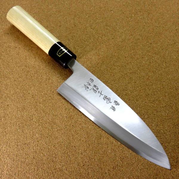 関の刃物 出刃包丁 170mm 白紙3号 片刃 右利き 水牛角口金付 魚 肉解体 関の刃物 柳刃包丁 265mm 白紙3号 炭素鋼 片刃 右利き 刺身包丁