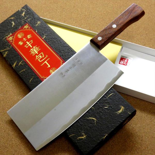 包丁 中華包丁 17.5cm (175mm) 関の刃物 420J ステンレススチール 両刃 万能包丁 中華料理 日本製