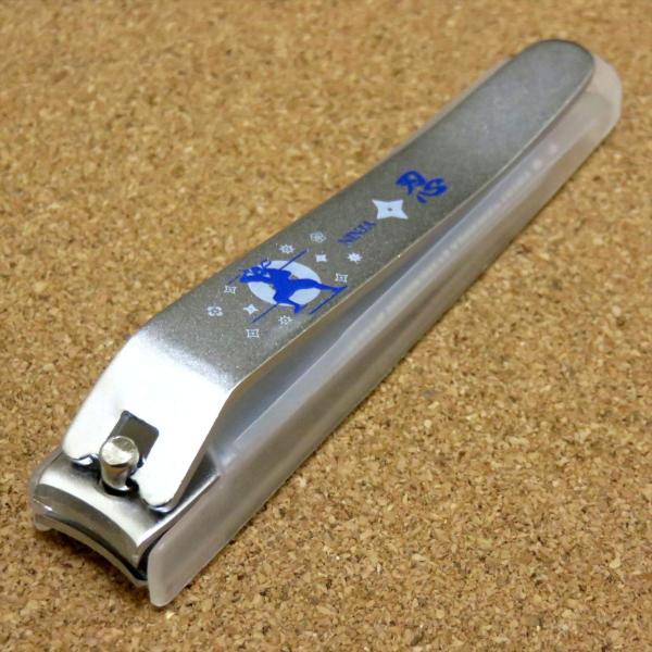 メーカー：木村刃物アイテム名：爪切り 忍者セット内容：1個製造元：岐阜県関市サイズ全長：約100mm重量：約51g材質特殊浸炭鋼・鉄・クロームメッキ・PPvr_sn-100a-n