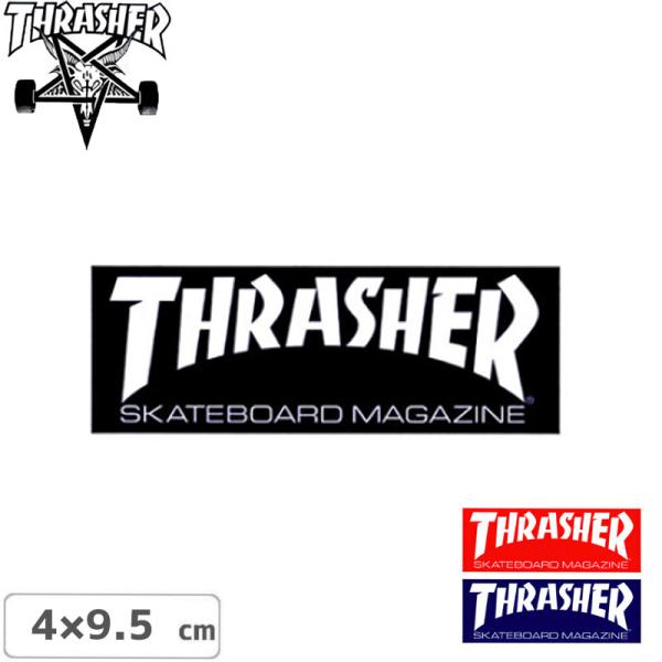 スケボー スケートボード スラッシャー ステッカーthrasher ステッカー Us規格 Skatemagazine Logo Skatemag Logo 3色 4cm X 9 5cm No59 Ac 43 Sticker59 スケートボードショップ砂辺 通販 Yahoo ショッピング