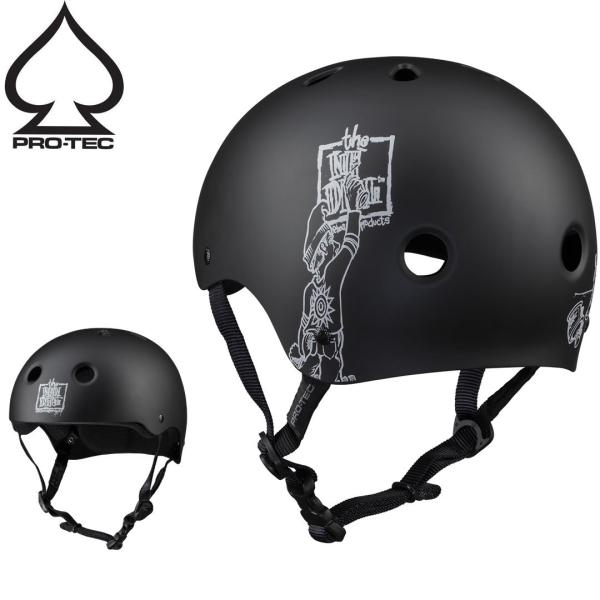 PRO-TEC プロテック スケボー ヘルメット CLASSIC SKATE CERTIFIED NEWDEAL SPRAY HELMET ブラック NO3