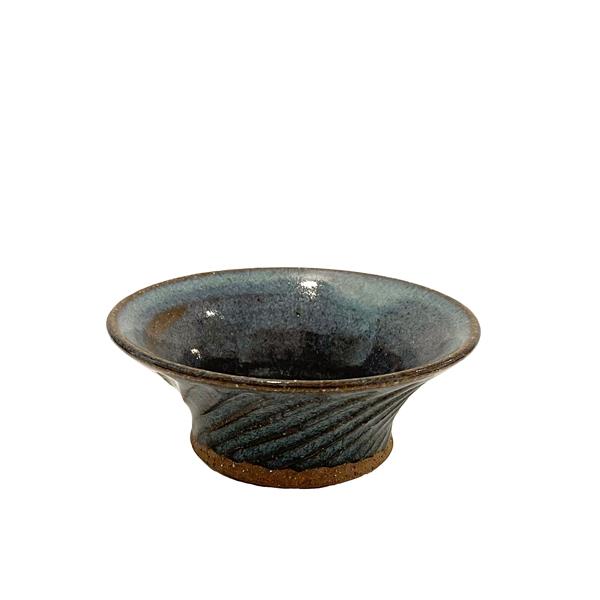小代焼 瑞穂窯 4寸あさがお鉢（青） : 和趣味の店 すずめのおやど