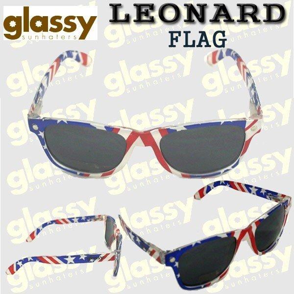 GLASSY SUNHATERS　LEONARD (FLAG)Mike Mo Capaldiの兄、Vince Capaldiが2011年3月にスタートさせたリーズナブルで高品質なサングラスブランドGLASSY SUNHATERS。チームマネ...