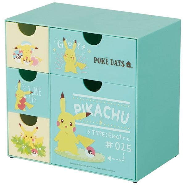 希少 ポケットモンスター 3段収納ボックス ピカチュウ レトロ 【公式通販】