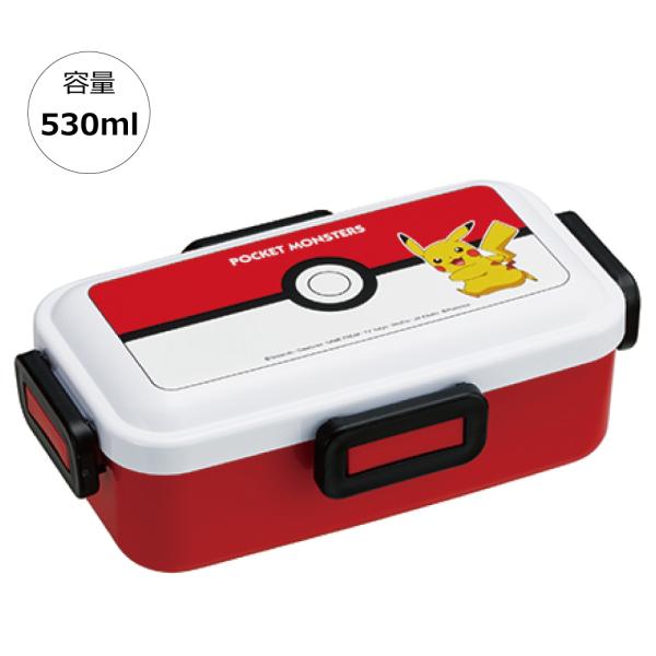他サイト： 弁当箱 大人 一段 仕切り 食洗機 レンジ 対応 抗菌 日本製 容量 530ml スケーター PFLB6AG ロック ポケットモンスター ポケモン ピカチュウ 男の子の商品画像