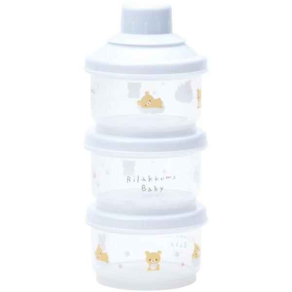 SKATER スケーター 保存容器 小分け 粉ミルク 容器 ミルクケース 100ml 3個 リラックマ ベビー CJN1M-A (プレゼント 幼稚園 子供 女の子 小学生 かわいい)