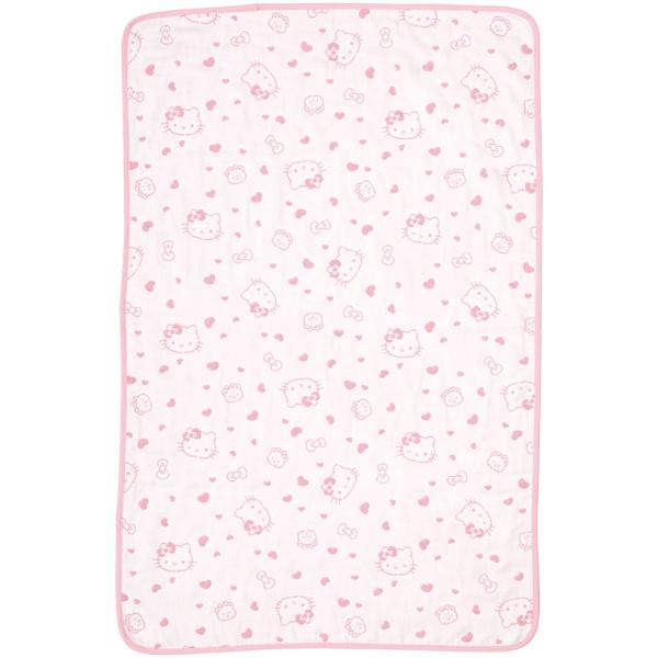 他サイト： ブランケット ひざ掛け ひざかけ ガーゼ 綿100 ベビー 夏用 洗える キャラクター skater スケーター BBKT1 キティ ハローキティ キティちゃん 女の子の商品画像
