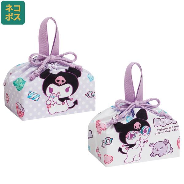 ＊handmade＊2way⭐️CUBE❣️ネコ キューブトート♡巾着袋　お弁当袋⭐️ トートバッグ 不織布行楽トートバッグ ねこっと （ ランチバッグ