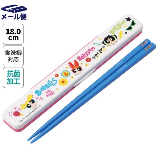 スケーター お箸セット 食洗器対応 箸入れ 抗菌 カトラリー お弁当 箸 skater カトラリーセット ABC3AG パワーパフガールズ グッズ