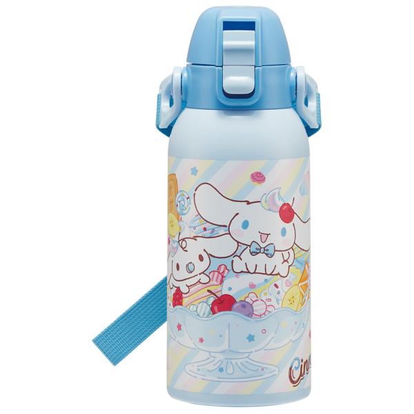 スケーター 水筒 600ml 保冷 ステンレス 直飲み ボトル ショルダー