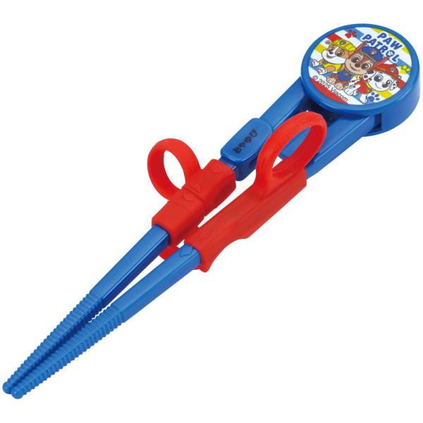 スケーター デラックス トレーニング箸 2歳-7歳 両手用 左右兼用 食洗機対応 お箸 練習 skater ADXTA1 パウ パトロール パウパト 男の子 男子 男児