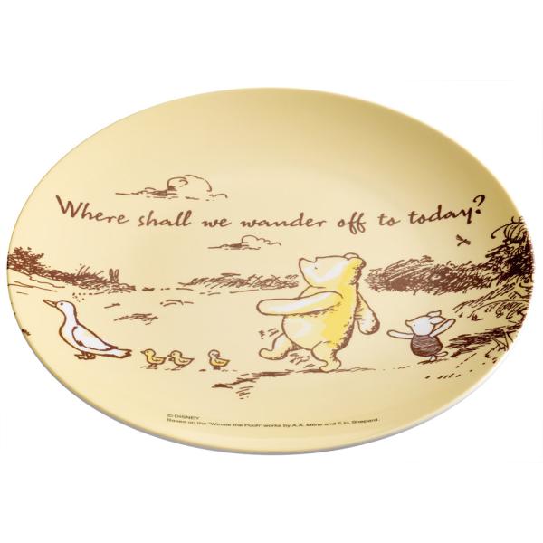 スケーター メラミン 皿 プレート お皿 さら おしゃれ キャラクター 朝食 トースト 来客用 skater MPL20P クラシックプー くまのプーさん プーさん Pooh