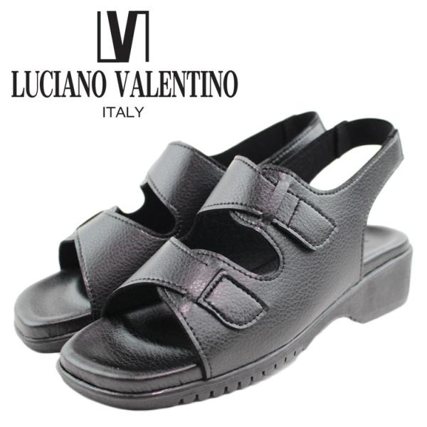 日本製 LUCIANO VALENTINO ITALY ルチアーノ バレンチノ コンフォートサンダル レディース  ストラップ サンダル  19710