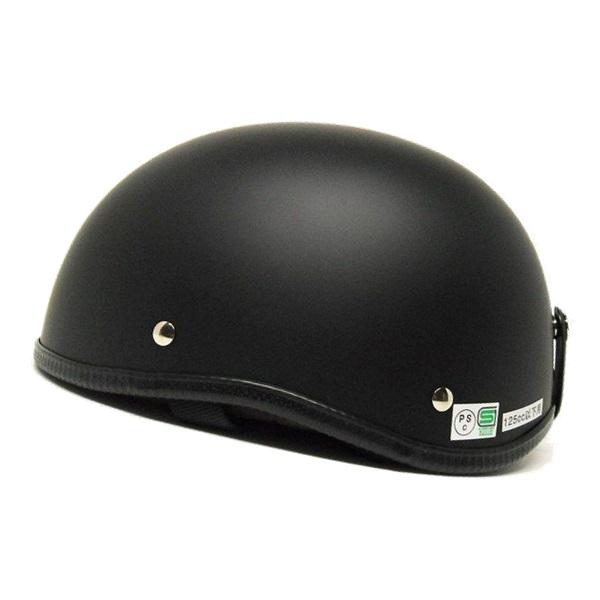 ダックテールヘルメット 半キャップ マットブラック 艶消し黒 ストリートタイプ 人気のハーフヘルメット 125cc以下のバイクにオススメ Dtbh 50 Fbk Skd Mart 通販 Yahoo ショッピング