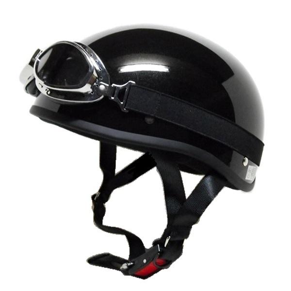 ゴーグル付き ダックテールヘルメット 半キャップ ブラック 黒 人気のストリート ハーフヘルメット 125cc以下のバイクにオススメ Kd 17g Mbk Skd Mart 通販 Yahoo ショッピング