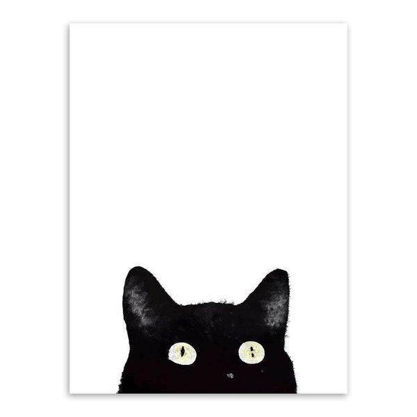 ポスター おしゃれ アートポスター 北欧 黒猫シリーズ タイプ1 A3 Ska 1 スケッチ 通販 Yahoo ショッピング