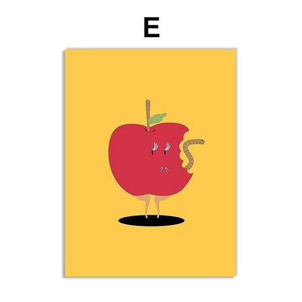 額付 アートポスター アートフレーム おしゃれ 絵画 北欧 果物リンゴ