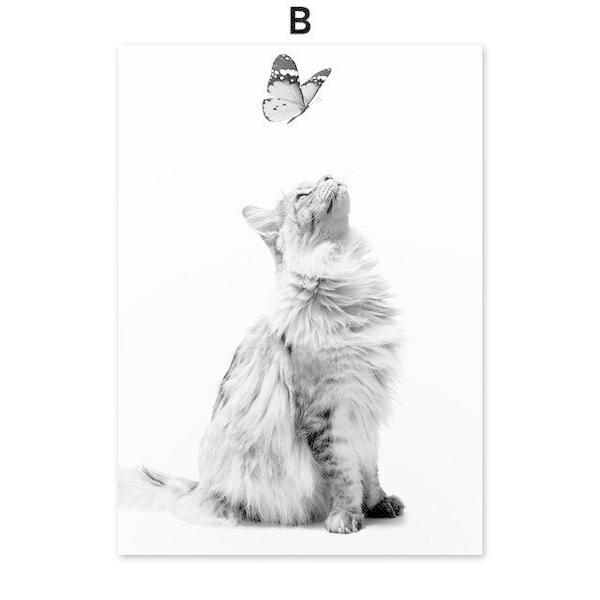 額付 アートポスター アートフレーム おしゃれ 絵画 猫 ネコ シリーズ