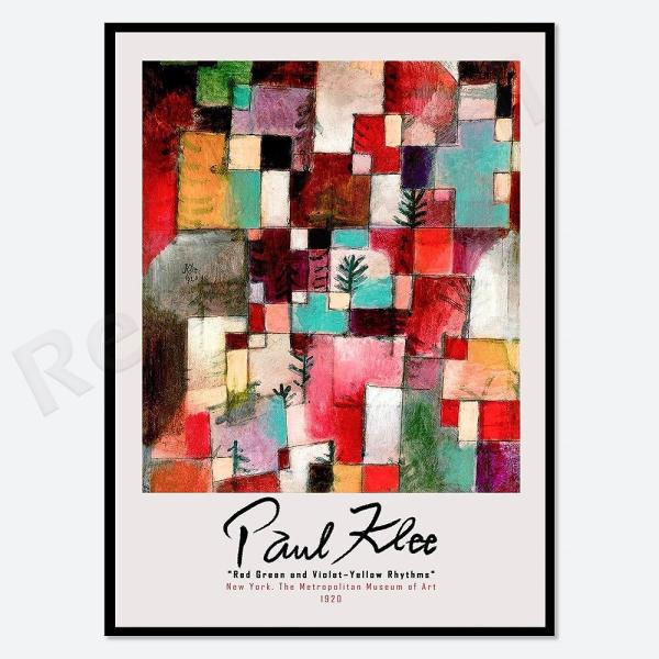 Paul Klee、Fenster、希少な画集より、新品額装付 小絲源太郎、「花」、希少な額装用画集より、新品高級額装付