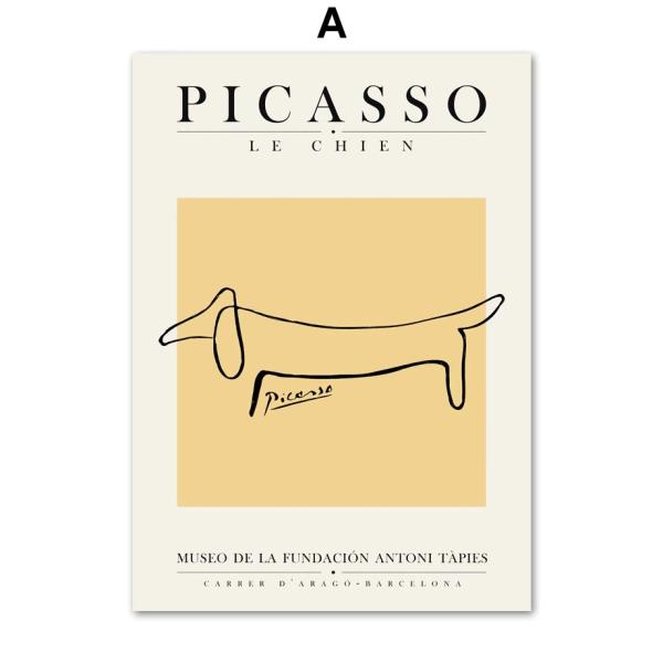 パブロ ピカソ 抽象画 犬 アートパネル 芸術 有名 絵画 壁掛け