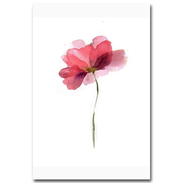 ピンクの花の絵画（装飾フレーム付き） ピンクの花の絵画（装飾フレーム付き）