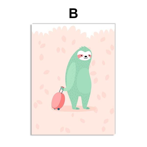 ポスター おしゃれ アートポスター イラスト 動物シリーズ ナマケモノ デザインno B A3 Ska B スケッチ 通販 Yahoo ショッピング