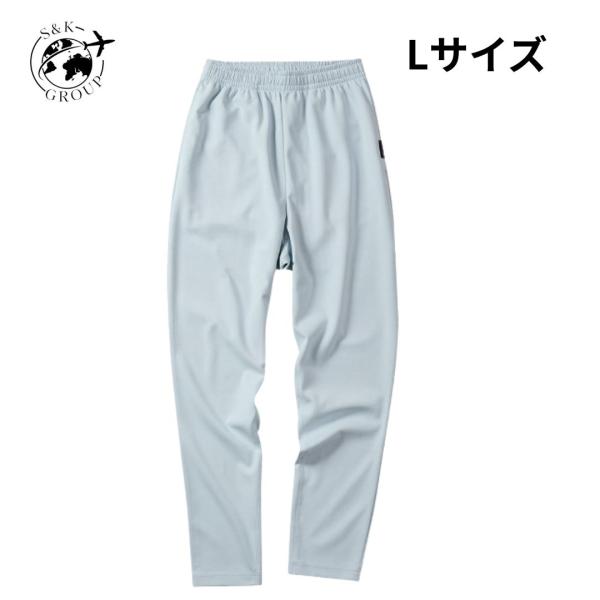 ワークマン Lサイズ サックス レディース メディヒール コスモス ロングパンツ 疲労回復 兵庫倉庫 19029