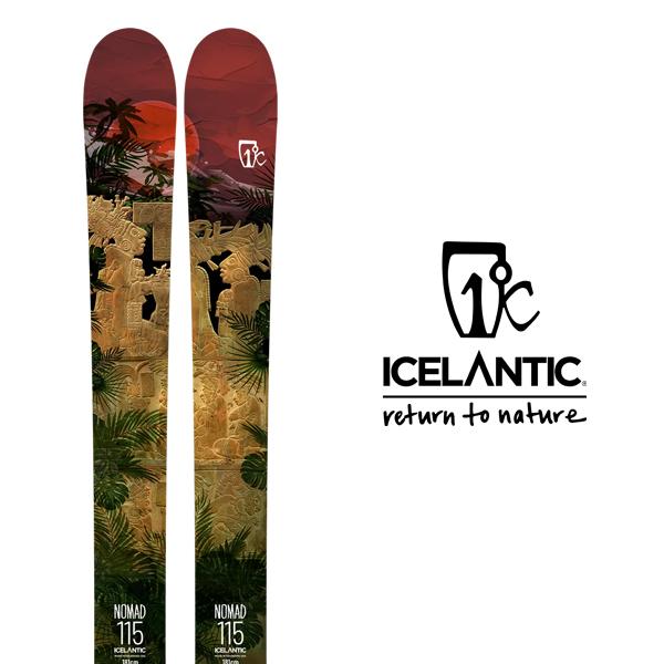 ICELANTIC アイスランティック- スキー板 単品 レディース