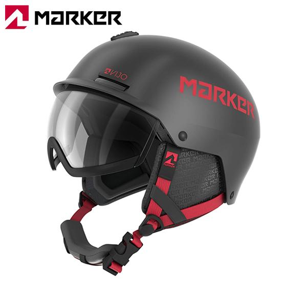 MARKER マーカー ヘルメット 《2025》 VIJO  〈 送料無料 〉バイジョ ジュニア ヘルメット(ブラック×レッド)メーカー希望小売価格 税込 17,600円(税抜 16,000円)●カラー：ブラック×レッド●構造 : ABSハ...