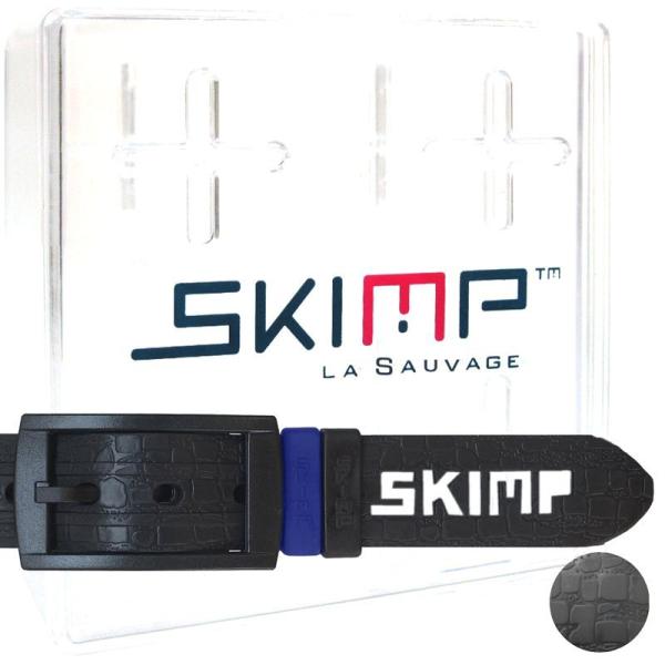 ラバーベルト 春 夏 ゴルフ ベルト 帯電防止 黒 クロコ メンズ ゴム